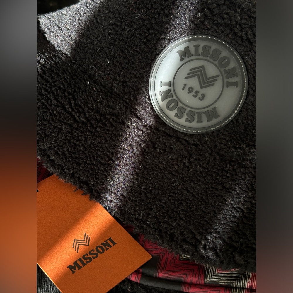 Missoni Black Textured Knit Accessory